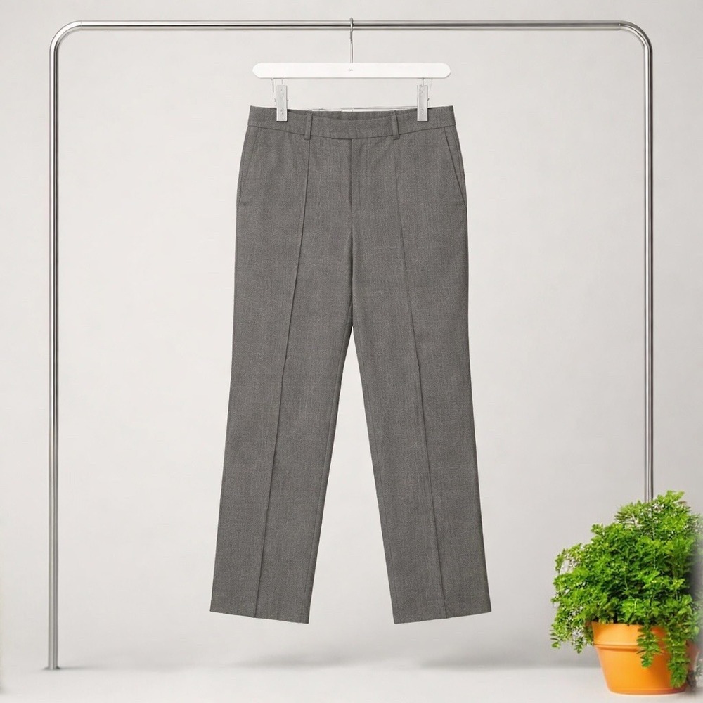 J Crew Tollegno 1900 Wool Ankle‎  Pleated Dress Pants 8T Quiet Luxury Officecore